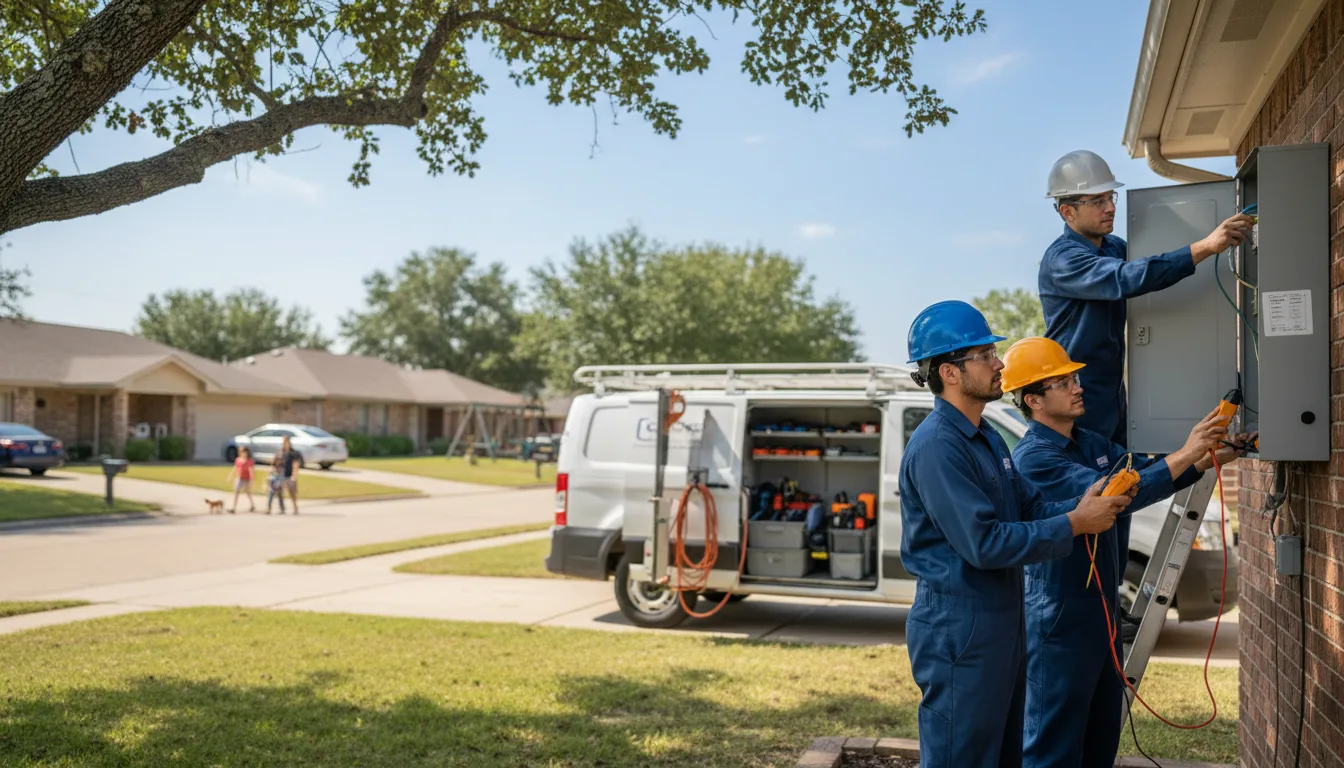 Certified electrician providing emergency electrical services in Livingston, TX